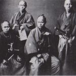 An image of negotiators from the Satsuma Domain 