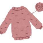 An image of a sweater you knit by yourself (hitori de or jibun de)